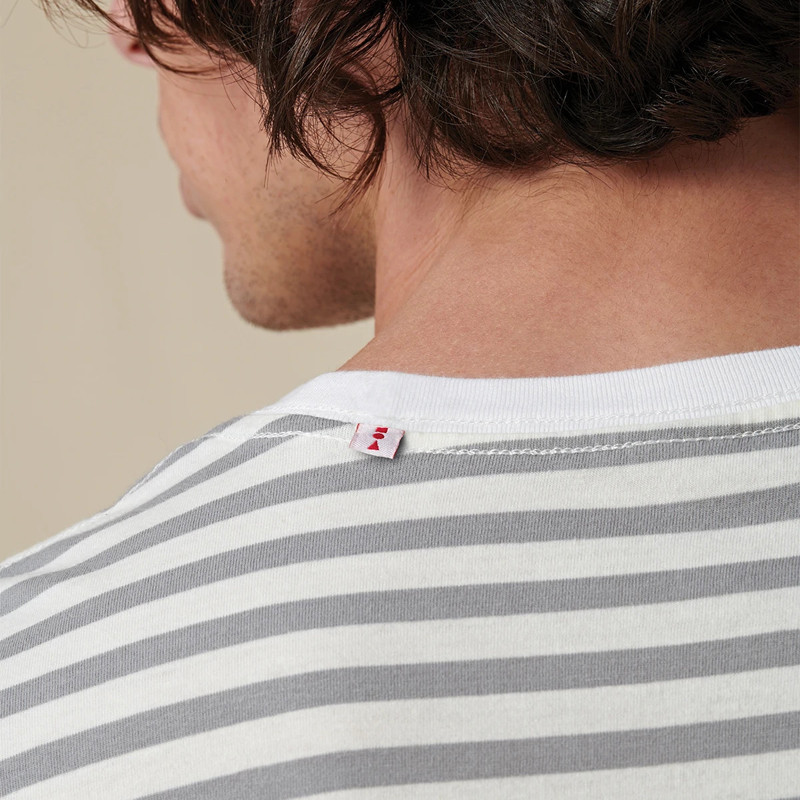 Camiseta Globe: Horizon Striped Tee (White)
