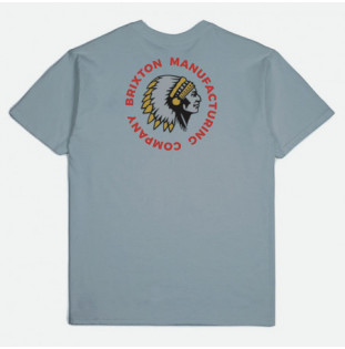 Camiseta Brixton: Rival Stamp SS Stt (Haze Garment Dye)