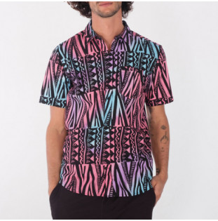 Camisa Hurley: Org Wedge SS (Bright Violet)