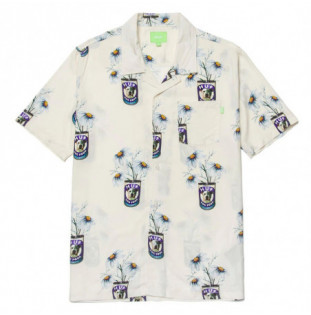 Camisa HUF: Canned SS Resort Top (Off White) HUF - 1