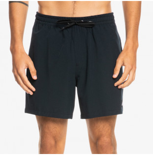 Bañador Quiksilver: Oceanmade Stretch Volley 16 (Black)