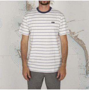 Camiseta Salty Crew: Ahoy SS Knit (White)
