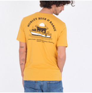 Camiseta Hurley: Evd Wash Beer And Barge Tee SS (Pollen)