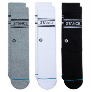 Calcetines Stance: Basic 3 Pack Crew (Multi)