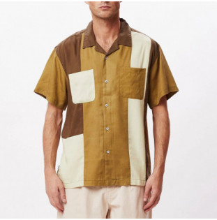 Camisa Obey: Reasons Woven (Olive Oil Multi) Obey - 1