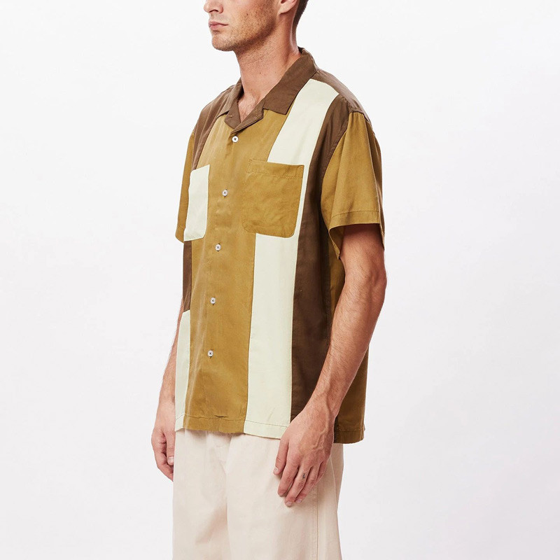 Camisa Obey: Reasons Woven (Olive Oil Multi)