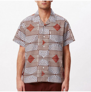 Camisa Obey: Towns Woven (Unbleached Multi)