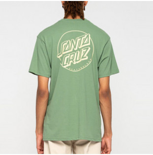 Camiseta Santa Cruz: Tee Opus Dot Stripe (VTG Ivy) Santa Cruz - 1