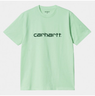 Camiseta Carhartt: SS Script T Shirt (Pale Spearmint Hedge) Carhartt - 1