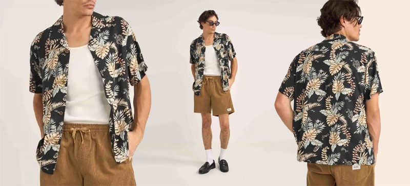 Camisa hawaiiana Rhythm