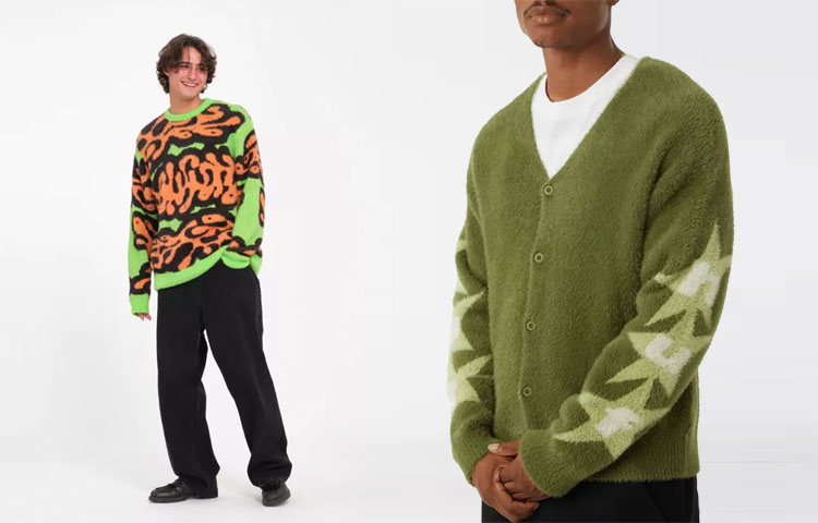 Jerséis coloridos de Volcom y HUF