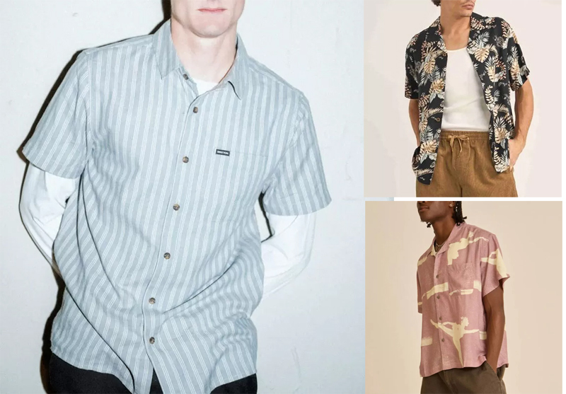 Camisas de manga corta