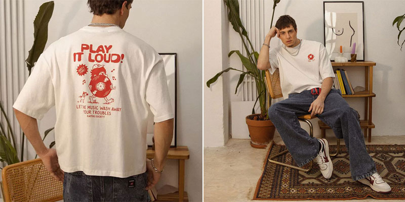 Camiseta Kaotiko oversize