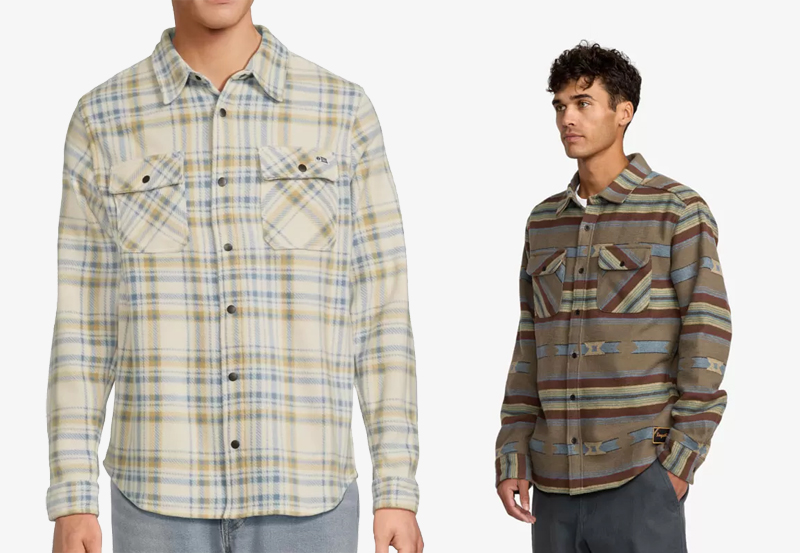 Camisas de marcas como Salty Crew o RVCA