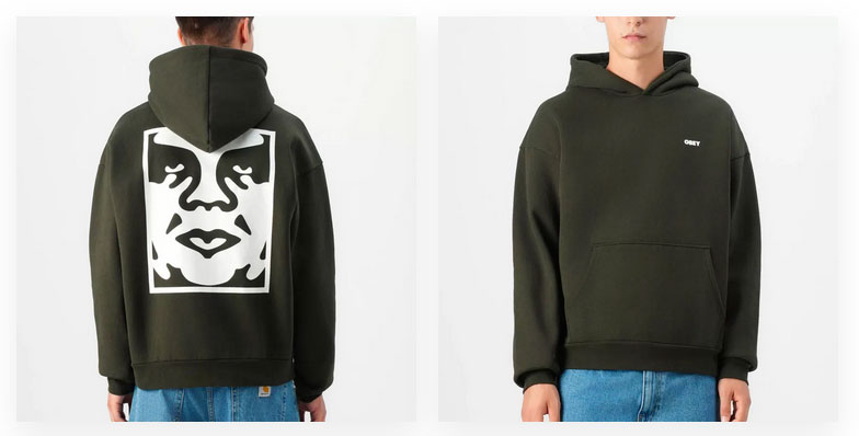 Sudadera Obey de corte amplio