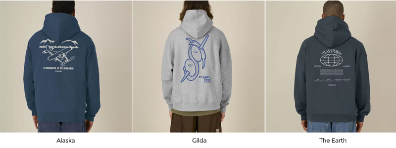 Sudaderas especiales Atlas Stoked