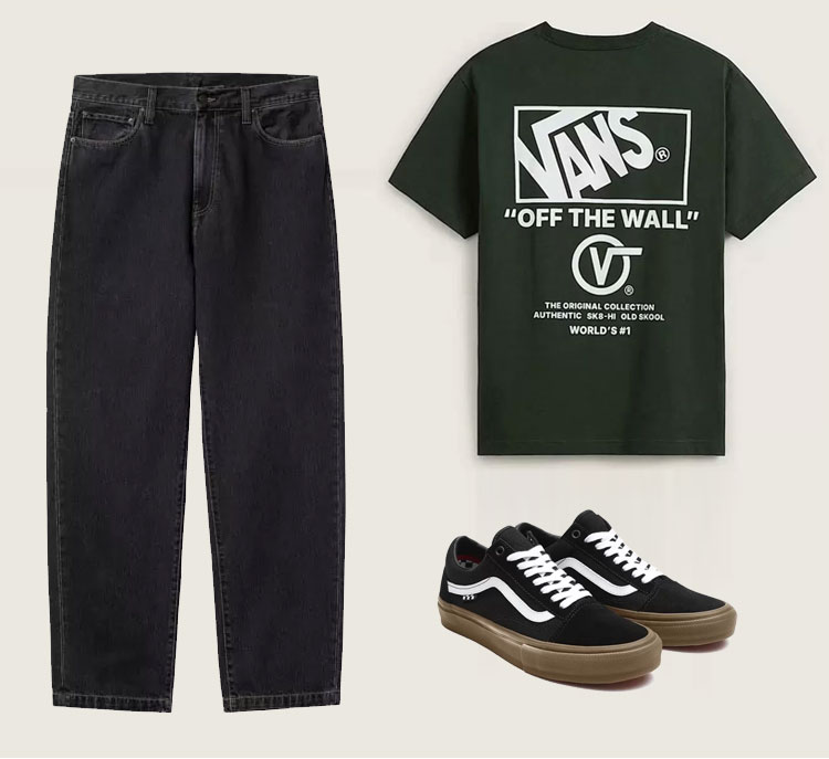 Look skater Vans clásico