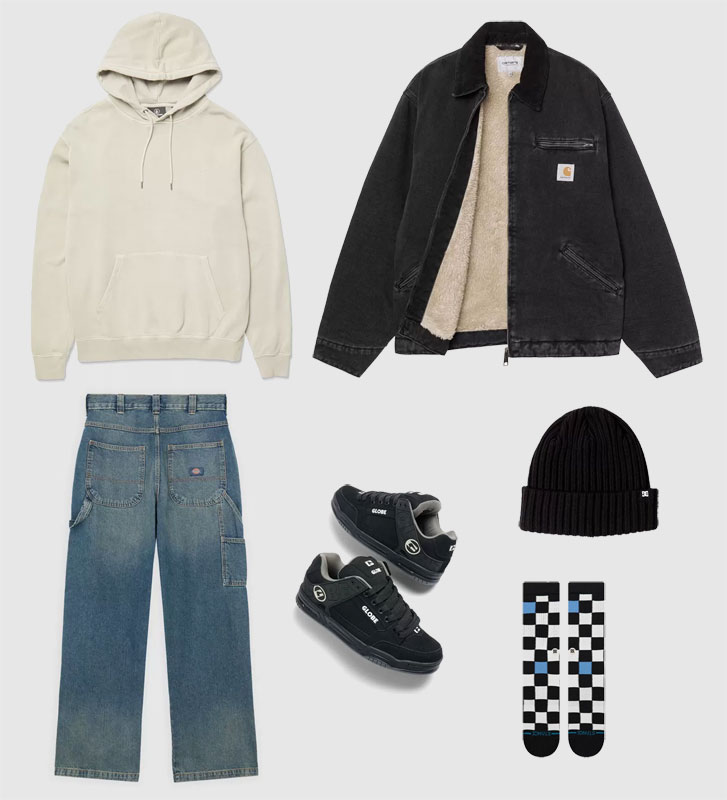 Look skater para invierno