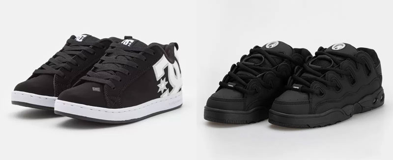 Zapatillas skate anchas