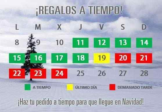 ¡Planifica tus compras navideñas para que tus regalos lleguen a tiempo!