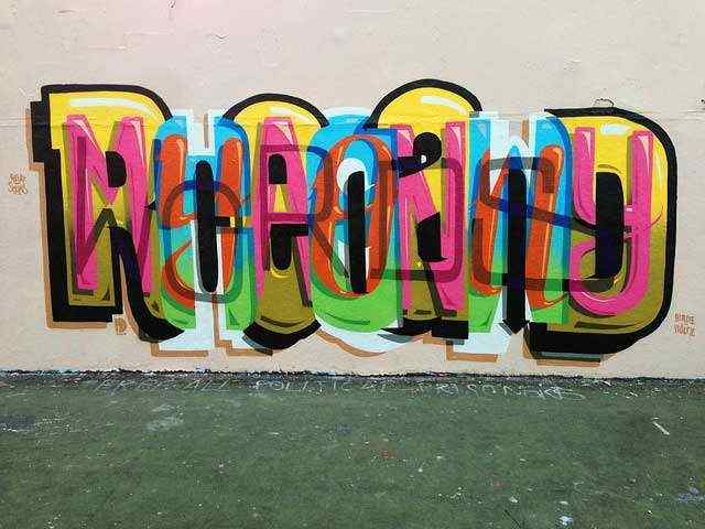 PREF graffiti: ¿Cuántas palabras eres capaz de leer?