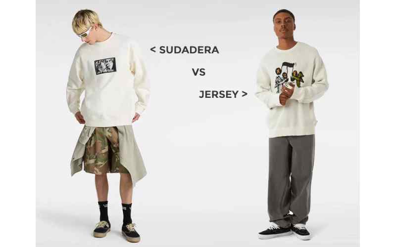 Diferencia entre Jersey y Sudadera